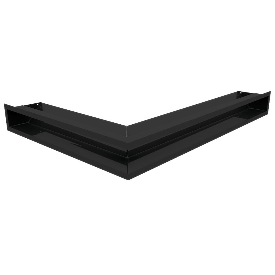 Zestaw kominek powietrzny stalowy KRATKI LUCY BLACK 12 kW Ø 200 z akcesoriami www kratka luft np 90 45s c 1 960 960 1 0 0 - Zestaw kominek powietrzny stalowy KRATKI LUCY BLACK 12 kW Ø 200 z akcesoriami